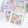 Pegatinas Impermeables para Mascotas con Salsa de Bolas de Taro Pegatinas Lindas para Tazas de Agua de Niños Pegatinas para Cuaderno Pegatinas para Termo Decoración de Cuaderno Pegatinas DIY