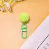 Chaveiro Pingente Bola de Pelo Fofa Cor Doce Fivela de Porta Versátil Multicor Exquisitos Ornamentos Artesanais DIY Charms Atacado