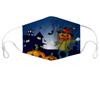 Máscara de Halloween 3D com Impressão Digital de Algodão à Prova de Poeira, Venda Quente Transfronteiriça, Máscara Universal Personalizada para Adultos e Crianças