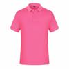 Camisa Polo de Seda de Gelo com Gola Manga Curta Feita Sob Medida Respirável Secagem Rápida Roupa de Trabalho Camisa de Cultura Corporativa com Logo Impresso