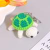 Colgante de Muñeca Transfronterizo Llavero de Tortuga Linda Muñeca de Lana Tejida a Crochet Adornos Creativos para Colgar en Bolsos