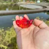 Tetera de Cristal para Ganar Dinero, Regalo de la Suerte, Adorno de Tetera de Cristal de Mahjong, Colorido de Año Nuevo