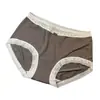 Falda Xiaolan 6231 Calzones de Modal para Mujer Japoneses de Cintura Media Transpirables de Encaje Cadera Algodón Bandeja Calzones de Triángulo para Niñas