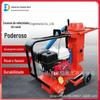Máquina de Fresar a Gasolina de Alta Potência com Empurrador Manual Máquina de Corte de Superfície de Estrada para Serviço Pesado Máquina de Fresar Piso de Cimento