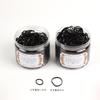 Estilo Coreano Caja de Color Desechable sin Pelo Tamaño Pequeño Banda de Goma TPU Nórdico Engrosado Anillo para el Cabello de Bebé Niña