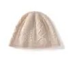 Atacado de Fábrica Cashmere Transfronteiriço Outono e Inverno Novo Aumentado Jacquard de Losango Quente Versátil Casual Tricô Chapéu de Pescador