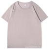 Camiseta personalizada de algodão puro com peso pesado, logotipo impresso, uniforme de grupo, roupas de trabalho, gola redonda, uniforme de classe, atividade, 220g, penteado e justo