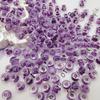 Cuentas de arroz transparentes con núcleo floreciente de tinta de 4 mm, sueltas, hechas a mano, para pulseras y collares, material de horquilla antigua.