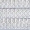 Cortina de ducha impermeable para baño de hotel, patrón de gofre liso engrosado, con ojales pequeños de botón, comercio exterior de comercio electrónico, suministro de Amazon