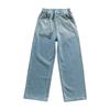 Pantalones vaqueros para niñas, pantalones vaqueros para niñas, pantalones nuevos para niños de 2025, pantalones anchos holgados de primavera y otoño para niños grandes.