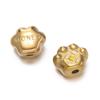 Acero Inoxidable Horno Color Dorado Cuentas Espaciadoras Garra de Goteo de Aceite Estrella de Cinco Puntas Colgante Material para Hacer Joyería con Cuentas Accesorios para Joyería