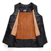 Chaleco para hombre de mediana edad y anciano, otoño e invierno, forrado de vellón, grueso, con múltiples bolsillos, chaleco, chaleco de algodón cálido para padre