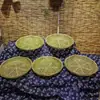 Cesta de Bambú Otoñal Exhibidor Decoración Cosecha Granja Verduras Especialidades Locales Verduras Secado al Sol Festival de Otoño Jardín de Infancia Otro