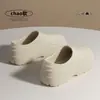 Pantuflas Antideslizantes de EVA para Hombre, Novedad Verano 2026 para Exteriores, Sandalias de Cocina Gruesas y Resistentes al Desgaste para Hombre que Aumentan la Altura