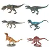 Nuevo producto transfronterizo: Figura de dinosaurio jurásico, adorno pequeño de PVC, decoración de jardinería de micropaísaje, accesorio DIY