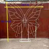 Estrutura de Borboleta de Ferro DIY Decoração Grande para Exterior Estrutura Gigante de Borboleta Tridimensional Suporte de Exibição