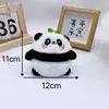 Nova Mochila Pinguim Bolsa Escolar Pingente Panda Boneco Pequeno Boneca de Pelúcia Bolsa Chaveiro de Casal Enfeites para Pendurar na Mochila