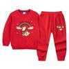 Conjunto de suéter de unicórnio para meninos e meninas Primavera e outono para crianças Outono Casual Sports Top Sweater Pants Outono Conjunto de duas peças