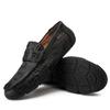 Zapatos de Frijol Primavera 2025 para Hombre Suela Suave Verano Transpirables Pulpo Zapatos de Hombre Británico Perezoso Slip-on Zapatos Casuales