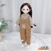 Al por mayor de alta calidad 6 puntos 30 cm muñeca linda Traje de Pequeña Princesa 20 articulaciones niña BJD niña regalo de cumpleaños