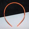 Diadema Infantil Linda de 8 mm Muy Vendida diy Plástico Dientes Dobles Color Caramelo Diseño Antideslizante Anillo para el Cabello