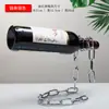 Adorno de Rejilla para Vino de Hierro Forjado Bicicleta Triciclo Rejilla para Vino Estilo Europeo Hogar Sala de Estar Sala de Modelos Estante de Exhibición Estante para Botellas de Vino Bronce Antiguo