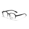Gafas Xunge para Hombre, Cuadradas Multilado, Modernas y Artísticas, Gafas sin Graduación para Mujer, Estilo Universitario, Tr90, Se Pueden Montar Lentes