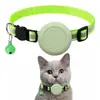 Coleira Pet Airtag Capa Protetora à Prova d'Água Localizador Find My Dispositivo Anti-Perda iOS Localizador de Gato Collar