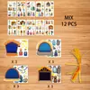 Nuevos Artículos de Gran Venta Transfronterizos: Adornos de Dibujos Animados para Niños, Pegatinas para Tarjetas Navideñas DIY, Set de Regalo para Árbol de Navidad, Marco de Fotos