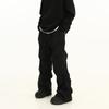 Design High Street Americano Calça Cargo Paraquedista Masculina Estilo Reto Solto Marca Tendência Vibe Calça Paraquedas Pregueada