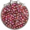 Cuentas Redondas de Imitación Perla ABS de Colores Degradados de 4-10 mm Pulsera DIY Llavero Joyería Cuentas de Arroz Degradadas