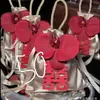 Bolsa de doces para casamento de alta qualidade, estilo novo, caixa de presente, caixa de doces especial para segurar na mão, bolsa de tecido, dobrável para casamentos