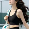 Sujetador Deportivo de Yoga para Mujer a Prueba de Impactos para Correr de Alta Intensidad Conjunto de Pantalones y Falda de Yoga para Fitness Espalda Hermosa de Una Pieza