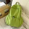2026 Nuevo Estilo Doble Hombro Estilo Juvenil Un Solo Hombro Otoño Cordón Mochila Sencilla Gran Capacidad Manual Viaje Moda para Mujer