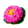 Flores de Loto Artificiales, Nenúfares, Flores de Hortensia, Nenúfares de Tela, Flores de Cola de Fénix, Accesorios para Fotografía, Decoración de Acuario para Sala de Estar, Ofrenda a Buda