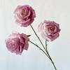 Transfronterizo Nuevos Productos Simulación Rosa Colorida Flor Falsa Decoración de Boda Arreglo Floral Adornos Hechos a Mano de Alta Gama Flor de Seda Hecha a Mano