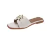 Pantuflas de moda de verano para mujer para exteriores, colección primavera 2026, sandalias de suela plana y punta cuadrada, perfectas para vacaciones y salidas a la playa