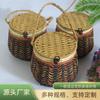 Suministro Imitación Ratán 0.5kg Caja de Embalaje para Taza de Té Lata de Té de Hierro Decoración Nuevo Chinoiserie