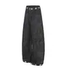 Pantalones casuales de pierna ancha, estilo callejero, estampado de cocodrilo, nuevos y creativos 2026, pantalones curvos, suministro mayorista directo 34