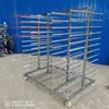 Móveis de Empurrar e Puxar, Painéis de Porta de Armário Formados a Vácuo Multicamadas Pintados, Estantes de Secagem para Cola, Estantes de Secagem de Tinta, Estantes de Armazenamento de Materiais