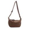 Moda 2024 primavera bolso pequeño estilo simple retro bolso dumpling portátil suave Pu hombro bandolera moda transfronteriza