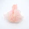 Material de embalaje para ramo de flores de hilo ondulado plisado floristería Malla Ola Coreana Qixi nuevo hilo de hoja de loto plisada blanca