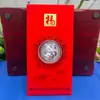 Moneda de Plata Pura 999 para Nochevieja 2026 Sobre Rojo Creativo Año del Caballo Sobre Rojo Banco de la Empresa Regalo
