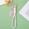 Novo Cordão de Celular Pequeno Peixe Transparente Chaveiro de Miçangas Perler DIY Corda Trançada Anti-perda Decoração de Embalagem de Bolsa Ornamento
