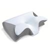 Comercio Exterior Transfronterizo Almohada para Cuello en Forma de Mariposa Enrollada en Forma de Cuerno Almohada Viscoelástica en Forma de Mariposa Uso Doméstico Rebote Lento Almohada Cervical de Hotel