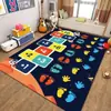 Tapete Inteiro de Desenho Animado Transfronteiriço para Sala de Estar Infantil com Pista de Fácil Cuidado Sofá Mesa de Centro Tapete de Chão Quarto Cobertor Quente de Cabeceira