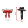 Adequado para Porcas de Proteção do Chassi da Carroceria do Carro Ford Parafusos da Carroceria Clipes de Para-choque e Para-lama W702438-S300