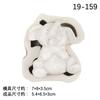 Molde de sabão de elefante estéreo Molde de silicone para sabão artesanal Molde decorativo de argila e chocolate para bolos e velas