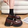 Zapatos Mary Jane de suela gruesa para mujer, nueva colección otoño 2026, estilo retro, perfectos con faldas, estilo preppy, estilo JK japonés