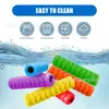 Capas de Silicone para Ponta de Lápis para Prevenir Mordida nos Dedos, Mordedores de Silicone para Mastigação e Dentição para Autismo e TDAH